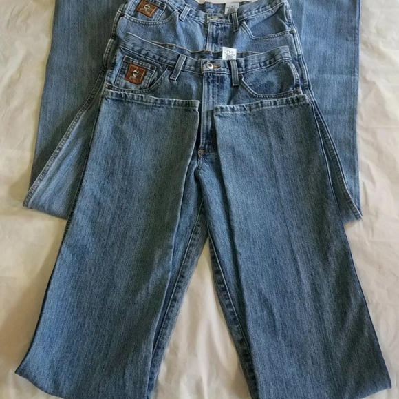 P9e Lot of 2 Cinch Mens bronze Label Size 32×40 Bl - Picture 3 of 5